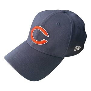 New Era Chicago Bears Wishbone C Team Classic 39THIRTY Stretch Fit Cap Navy L/XL
